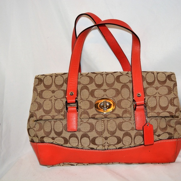 VTG COACH HAMPTON SIGNATURE CANVAS SATCHEL dustbag - Picture 2 of 8